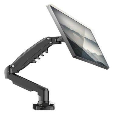 Imagem de BEGWVDJTP Mola a gás para mesa F80 17-30 polegadas LCD LED suporte suporte de montagem suporte de exibição de movimento total carga 2-9 kg (preto)