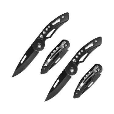 Imagem de Canivete Dobrável EDC Masculino De 2 Peças Com Clipe, Portátil Para So