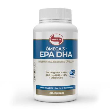 Imagem de EPA DHA Ômega 3 Vitafor 120 Cápsulas  Vitamina E