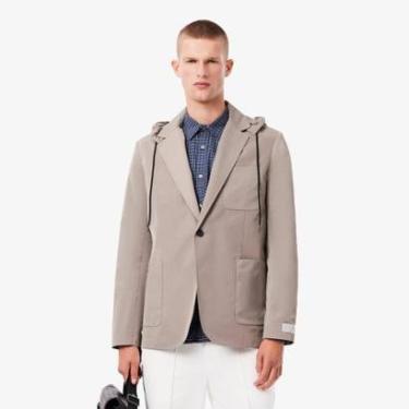 Imagem de Blazer Lacoste de Sarja com Capuz Lacoste Masculino-Masculino