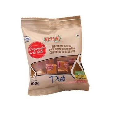Imagem de Bala Caramelo De Leite Com Café Diet Hué 100g