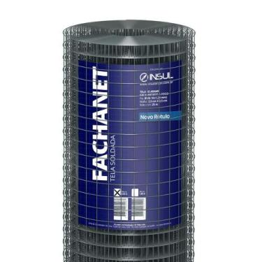 Imagem de Tela Reboco FachaNet (Fio 18 1,24mm / Malha 2,5cm) - Rolo 25m - Insul