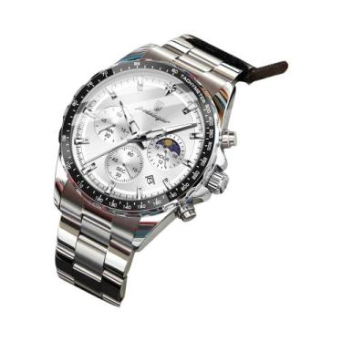 Imagem de Relógio Esportivo Masculino POEDAGAR À Prova D'Água Em Aço Inoxidável 