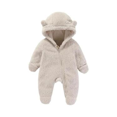 Imagem de Macacão De Flanela Para Bebê Recém-Nascido, Macio E Quente, Para Outon