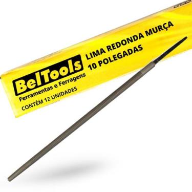 Imagem de Kit C/ 12 Lima Redonda Murça 10 Pol Beltools