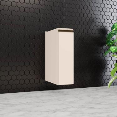 Imagem de Balcão Para Cozinha Condimentos 20cm Aurora Espresso Móveis Off White