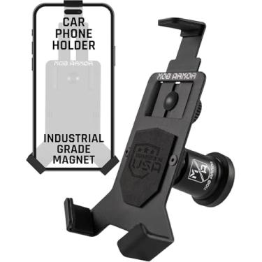 Imagem de Mob Armor Suporte de telefone magnético resistente para carro - Suporte universal de telefone de carro para iPhone e Android, ímã forte para veículos off-road e comerciais, acessórios de carro para