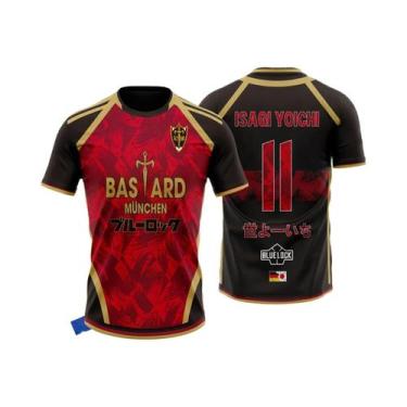 Imagem de Camiseta Masculina Blue Lock Munchen 3D Print De Secagem Rápida E Resp