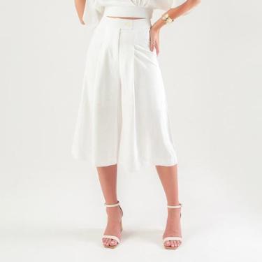 Imagem de Calça susie pantacourt marant feminina - Susie Modas, Branco, M