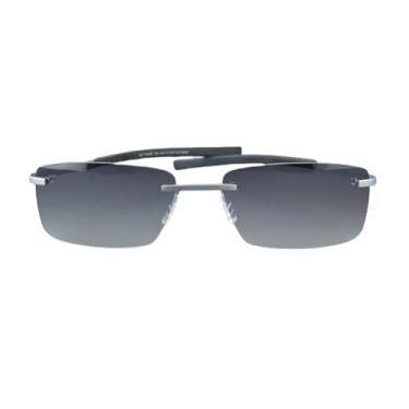 Imagem de JRLLFD Óculos de sol esportivos com perna elástica e sem aro, óculos de sol masculino e feminino UV400 para pesca ao ar livre (0382-C001)