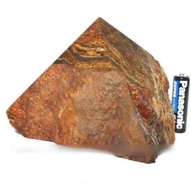 Imagem de Ponta Bronzita Bruta Pedra Natural Ponta Lápis Base Serrada 134203 - V