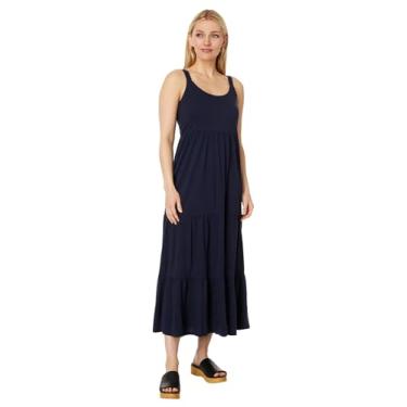 Imagem de NIC+ZOE Vestido longo feminino em camadas, Índigo escuro, P