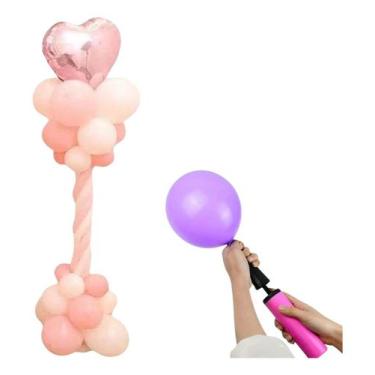 Imagem de Suporte de Balão Telescopio 175cm + Bombinha Festa Decoração - Crgfest