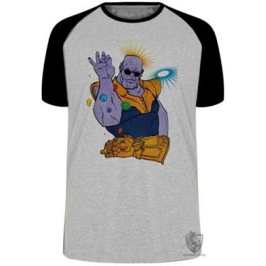 Imagem de Camiseta Thanos Dedos Blusa Plus Size extra grande adulto ou infantil 