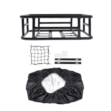 Imagem de Lljsszr Cesta Traseira para Bicicleta, Bagageiro Multifuncional em Metal Leve, Suporte Traseiro para Bicicleta, Cesta Traseira para Bicicletas Elétricas, Equi, Estilo B