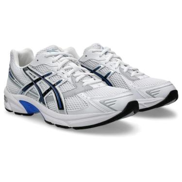 Imagem de ASICS Tênis esportivo masculino GEL-1130, Branco/Atum azul, 43