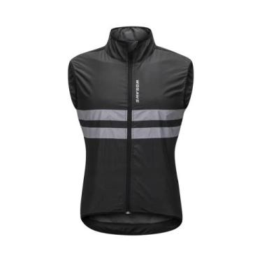 Imagem de Jaqueta Corta-Vento Refletiva E Compactável Para Ciclismo Masculino, I