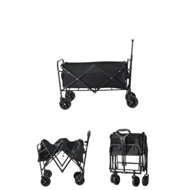 Imagem de Carrinho Multiuso Para Camping Até 100kg Dobrável Camping Pesca Compras(Placa de Mesa + Carrinho)