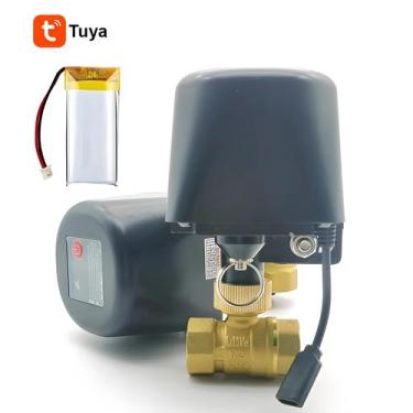 Imagem de Controlador De Irrigação Timer Recarregável Tuya Zigbee Com Wifi E Vál
