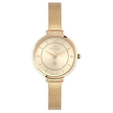 Imagem de Relógio Technos Feminino Ref: Vj20Ab/1X Slim Safira Mesh
