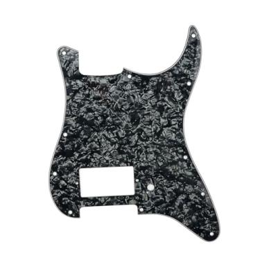 Imagem de Placa de proteção plástico para guitarra elétrica ST arranhamento Acessórios anti-arranhão Apto Fender 3 camadas 11 parafusos montagem Ponte Humbucker Pickup Rotina blindagem traseira grande Filmes pr
