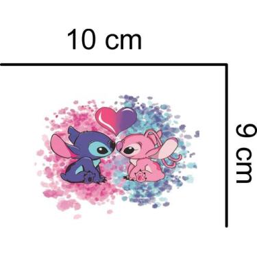 Imagem de Adesivo Para Interruptor Stitch E Angel - Lojinha Da Luc Adesivos
