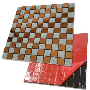 Imagem de Pastilha Vidro Autocolante Banheiro Cozinha Decoracao Casa Salao Resistente