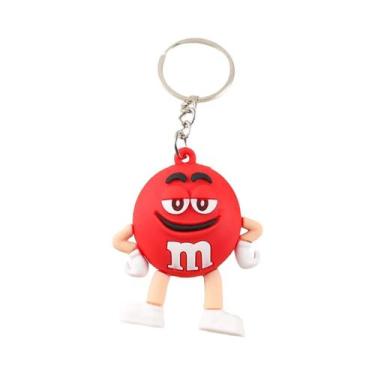 Imagem de Chaveiro Infantil Fofo De Desenho Animado M&M's: Acessório Moderno E D