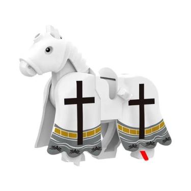 Imagem de Figuras De Soldados Cavaleiros Medievais Com Armaduras E Cavalos De Gu