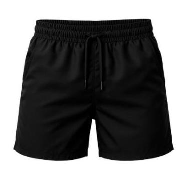 Imagem de Short Masculino em Tactel Bermuda Leve Casual com Bolsos e Secagem Rápida Verão-Masculino