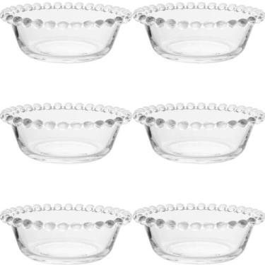 Imagem de Conjunto 6 Bowls 180ml de Vidro Tigela para Sobremesa Frutas - Wolff
