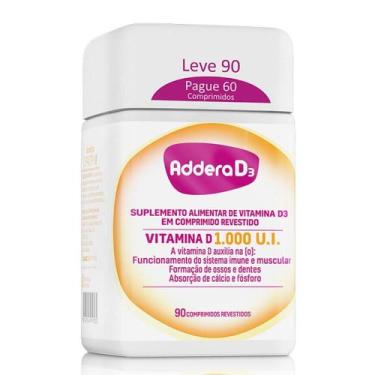 Imagem de Vitamina D Addera D3 1000UI - 90 Comprimidos - Hypera Pharma