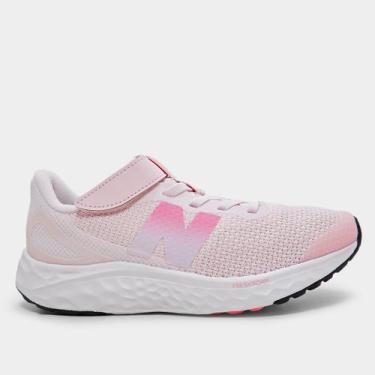 Imagem de Tênis Infantil New Balance Arishi V4, Rosa, Laranja, 33