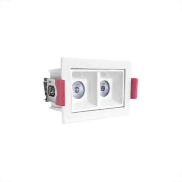 Imagem de Spot Duplo Mini Embutido Led Downlight Pontual Recuado Bet85 - Acienda