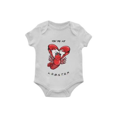Imagem de Body Bebê You are my lobster - Branco - M - Starnerd