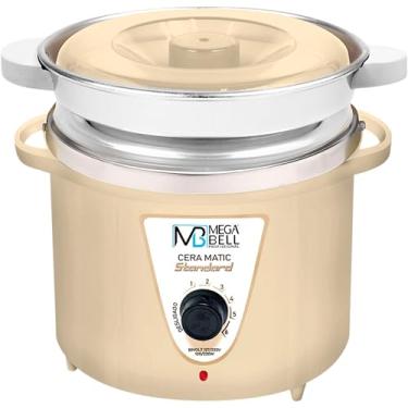 Imagem de Mega Bell, Panela aquecedora de cera para depilação, Termocera, Cera-Matic Standard, Com refil, Bivolt, 900g, Beje