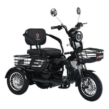 Imagem de Triciclo Elétrico Autopropelido 1000W Bonmad 3 Lugares Ré Bateria Líti