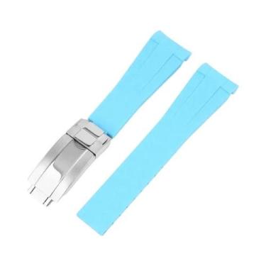 Imagem de Pulseira De Borracha À Prova d'Água De 20mm Para Rolex Série Ghost Day