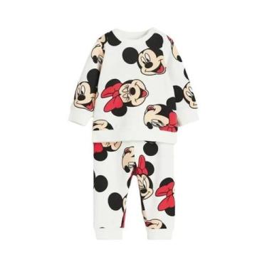 Imagem de Conjunto Infantil De Outono Para Meninas Com Camiseta E Calças Estampa