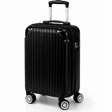 Imagem de Mala de Viagem Pequena de Bordo de Mão Estocasa 51x33x22 cm Rígida 4 R