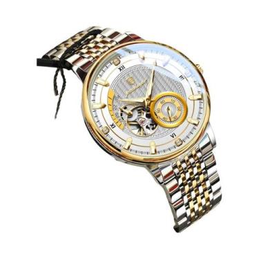 Imagem de Relógio De Pulso Mecânico Automático Masculino De Luxo Em Aço Inoxidáv
