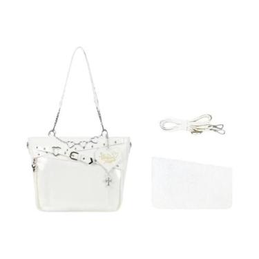 Imagem de Bolsa Transversal Transparente De Grande Capacidade Spicy Girl Com Cor