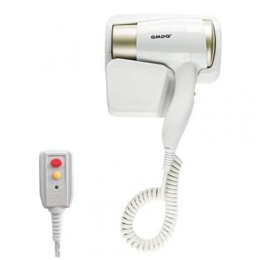 Imagem de Secador de Cabelo de Parede GMDQ Branco Perolado para Banheiro com Suporte Metálico, Motor 1300W, Secagem Rápida, 110V ?