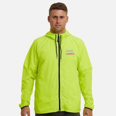 Imagem de Jaqueta Corta Vento Impermeável Masculina Amarela WSS Rotina Corrida-Masculino