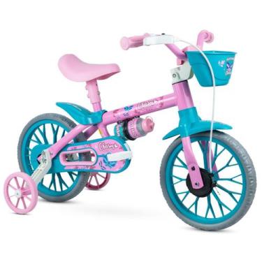 Imagem de Bicicleta Bike Infantil Aro 12 Menina Com Garrafinha Cestinha Passeio 
