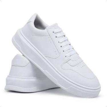 Imagem de Tênis Masculino Confortável Minimalista Estiloso Para Treino e Dia a Dia Moderno Sola Alta-Masculino