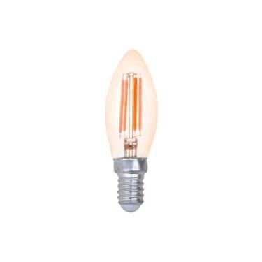Imagem de Lâmpada Led Nordecor Filamento Vela C35 4w E14 Bivolt 2400k Branco Que