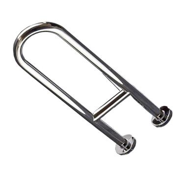 Imagem de Barra de Apoio em U 45cm Banheiro Box Seguranca Cadeirantes Idosos Gestantes Hospitais Casa de Repouso Lavabos