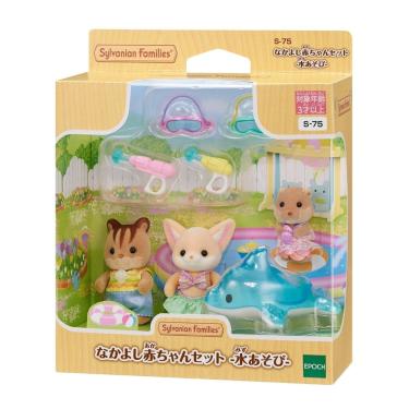 Imagem de Amigos do Jardim da Infância Diversão na Piscina - Sylvanian Families
