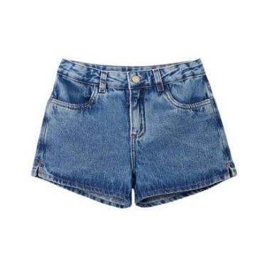 Imagem de Shorts Hering Jeans Infantil Menina Barra-Feminino